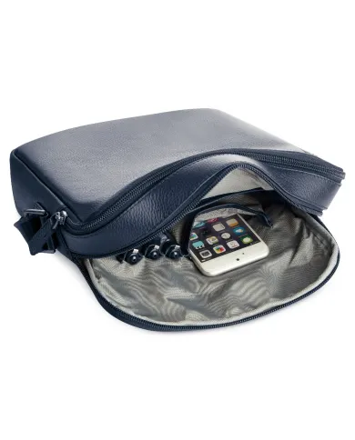 Roncato Borsa grande uomo pelle Alaska Blu