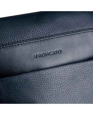 Roncato Borsa grande uomo pelle Alaska Blu