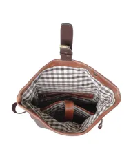 CHIARUGI Zaino cuoio vintage porta pc 13 Marrone