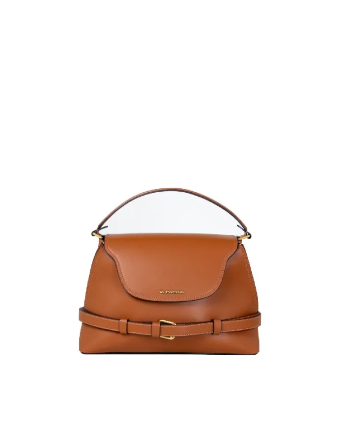 La Martina Borsa grande in pelle Selva Cognac