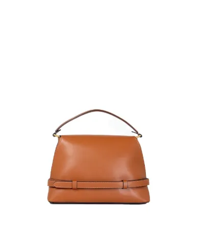 La Martina Borsa grande in pelle Selva Cognac
