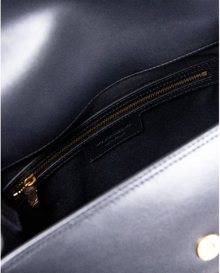 La Martina Borsa grande in pelle Selva Cognac