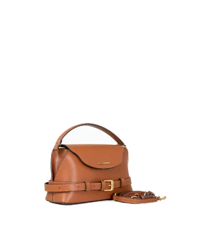 La Martina Borsa piccola in pelle Selva Cognac