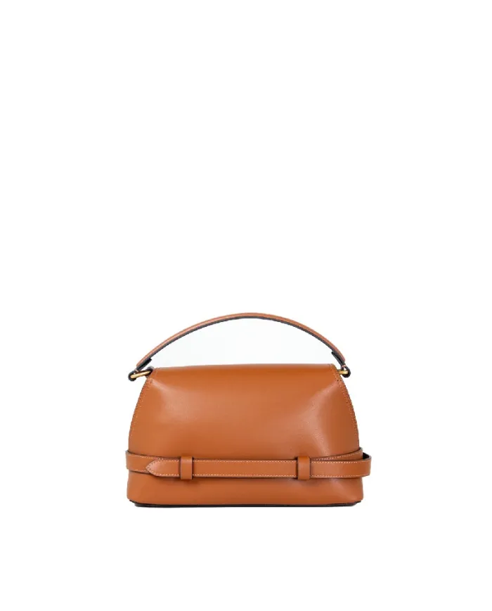 La Martina Borsa piccola in pelle Selva Cognac