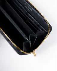 La Martina Portafoglio in pelle liscia Nero