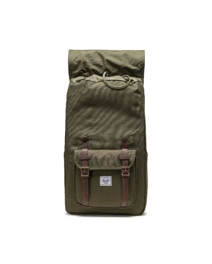 Herschel Zaino grande Little America Verde/Testa moro
