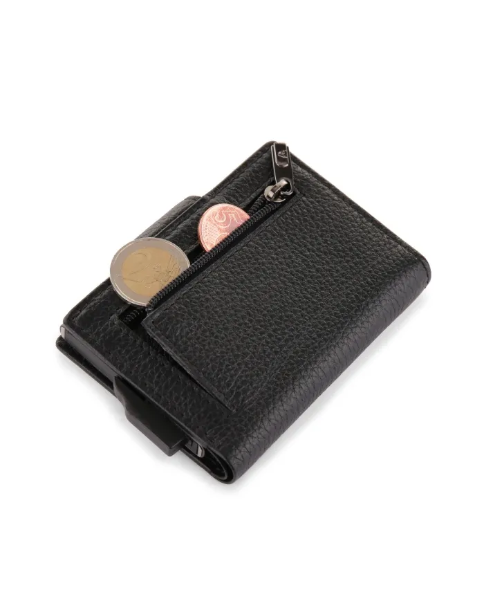 Roncato Compact wallet con tasca monete Iron 4.0 Nero
