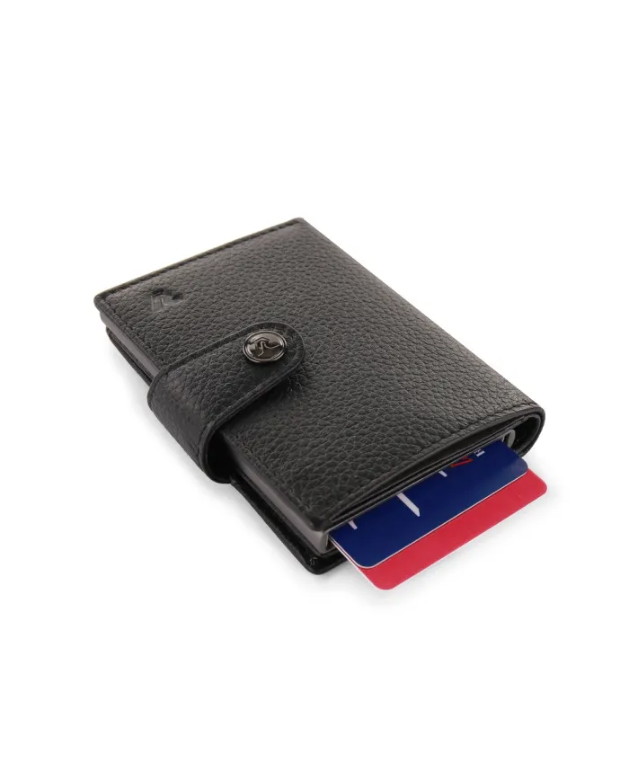 Roncato Compact wallet con tasca monete Iron 4.0 Nero