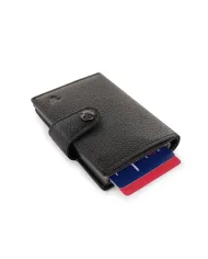 Roncato Compact wallet con tasca monete Iron 4.0 Nero