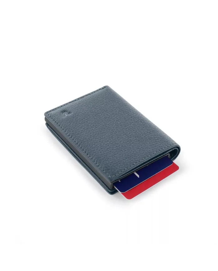 Roncato Porta carte di credito con tasca banconote Iron 4.0 Blu