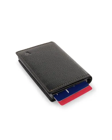 Roncato Porta carte di credito con tasca banconote Iron 4.0 Nero