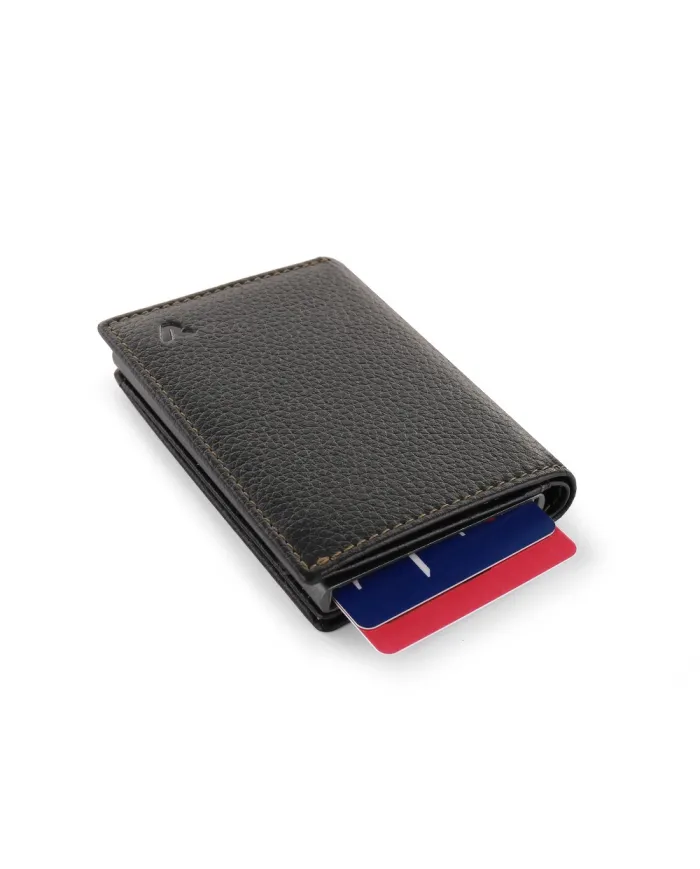 Roncato Porta carte di credito con tasca banconote Iron 4.0 Nero