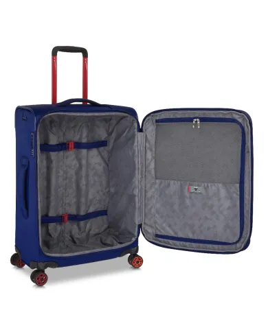 Roncato Trolley medio 4 ruote Move Blu/Rosso