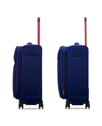 Roncato Trolley medio 4 ruote Move Blu/Rosso