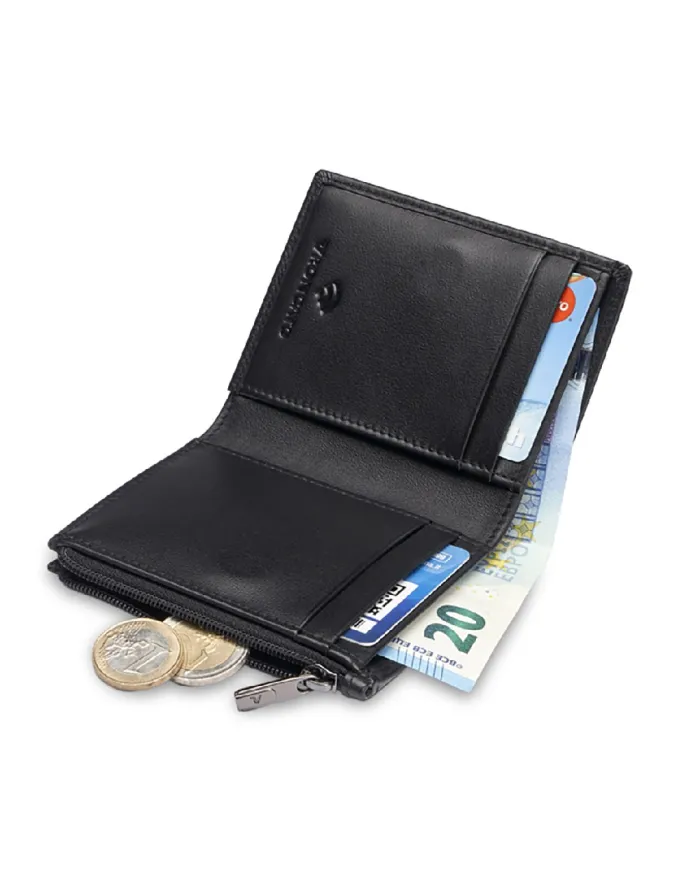 Roncato Portafoglio verticale piccolo Mag-wal Nero