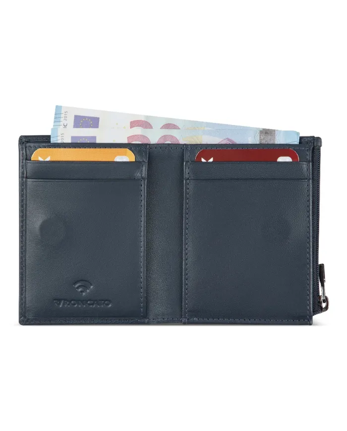 Roncato Portafoglio verticale piccolo Mag-wal Blu