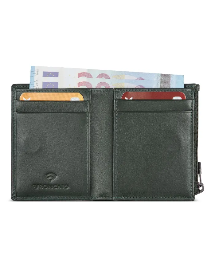 Roncato Portafoglio verticale piccolo Mag-wal Verde