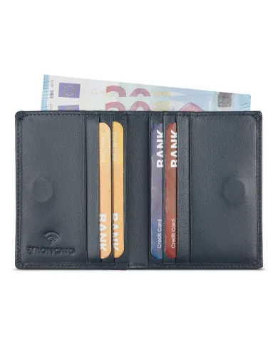 Roncato Portafoglio verticale piccolo Mag-wal Blu