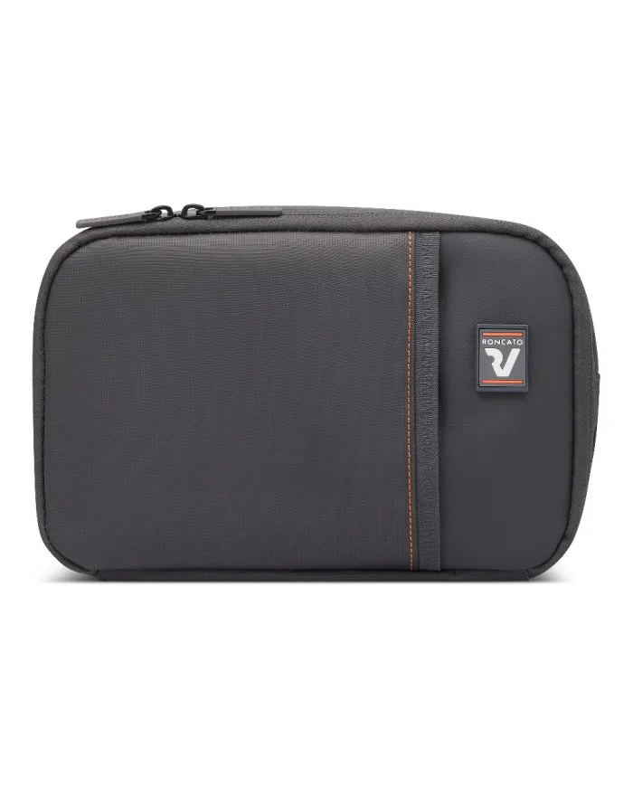 Roncato Necessaire in tessuto Move Antracite/Arancio