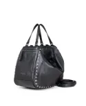 Nannini Borsa pelle vintage borchie Irma Nero Nannini Borsa pelle vintage borchie Irma Nero