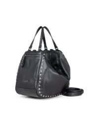 Nannini Borsa pelle vintage borchie Irma Nero Nannini Borsa pelle vintage borchie Irma Nero
