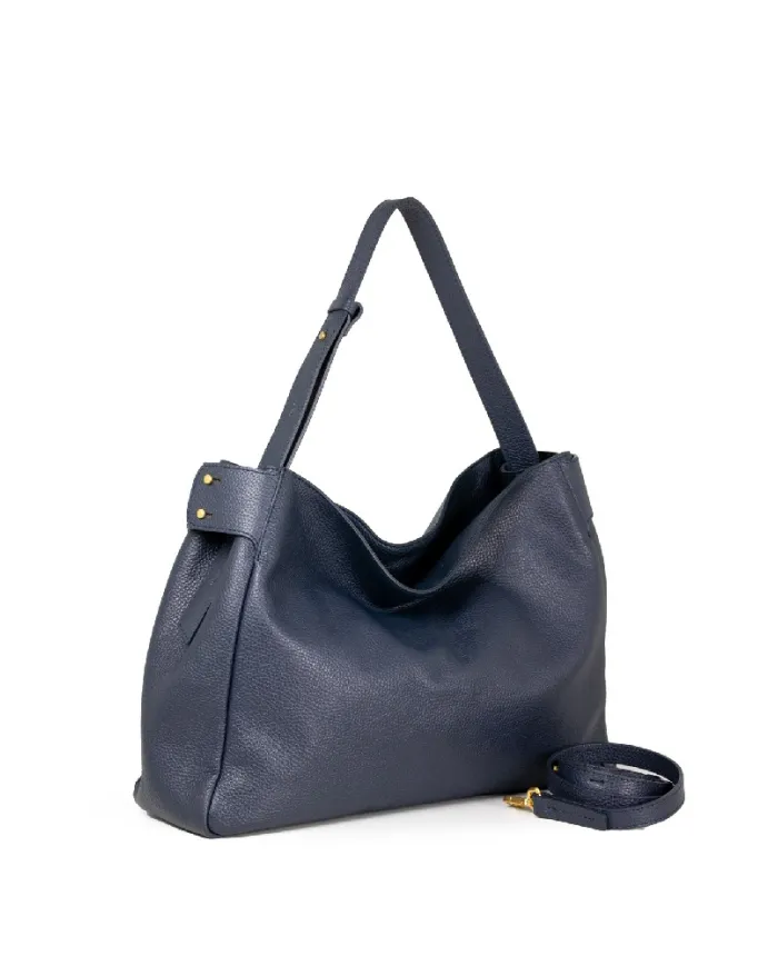 Loristella Borsa a tracolla in pelle Grazia Blu Loristella Borsa a tracolla in pelle Grazia Blu