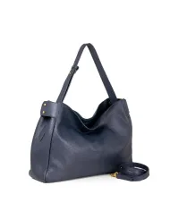 Loristella Borsa a tracolla in pelle Grazia Blu Loristella Borsa a tracolla in pelle Grazia Blu