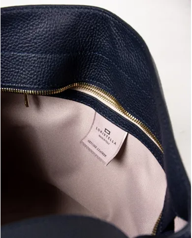 Loristella Borsa a tracolla in pelle Grazia Blu