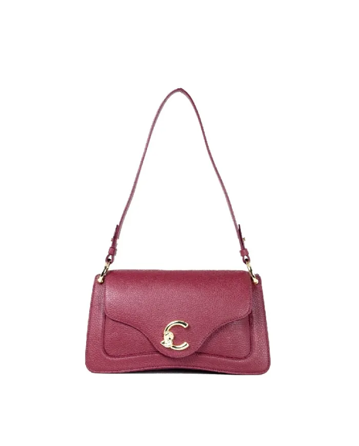 Coccinelle Borsa pelle martellata C-me medium Bordeaux Coccinelle Borsa pelle martellata C-me medium Bordeaux