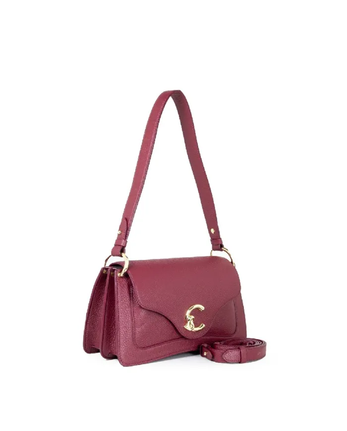 Coccinelle Borsa pelle martellata C-me medium Bordeaux Coccinelle Borsa pelle martellata C-me medium Bordeaux
