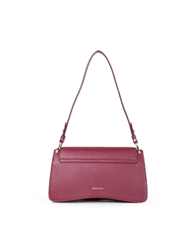 Coccinelle Borsa pelle martellata C-me medium Bordeaux
