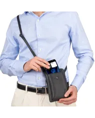 Roncato Borsello uomo pelle Detroit Nero