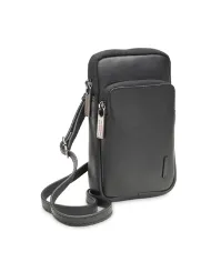 Roncato Borsello uomo pelle Detroit Nero