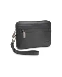 Roncato Pochette in pelle Detroit Nero