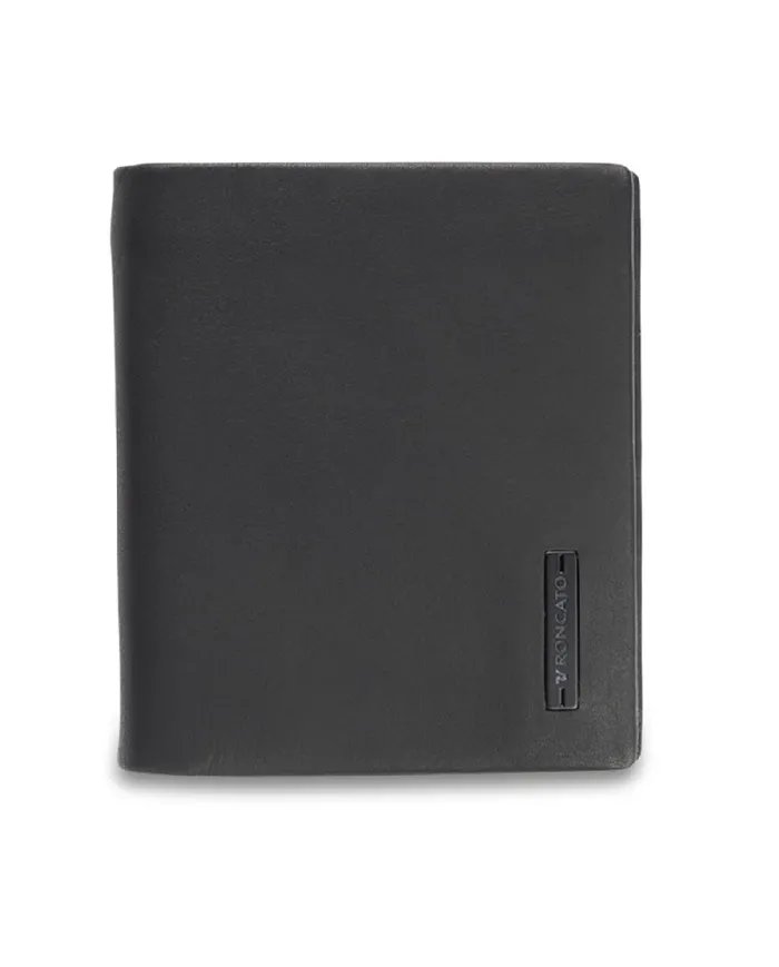 Roncato Portafoglio piccolo in pelle Detroit Nero