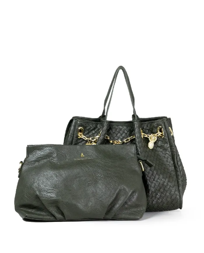 Atelier du Sac Borsa grande Meryl Bijoux Verde