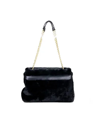 Atelier du Sac Borsa eco pelliccia Grace St. Moritz Nero