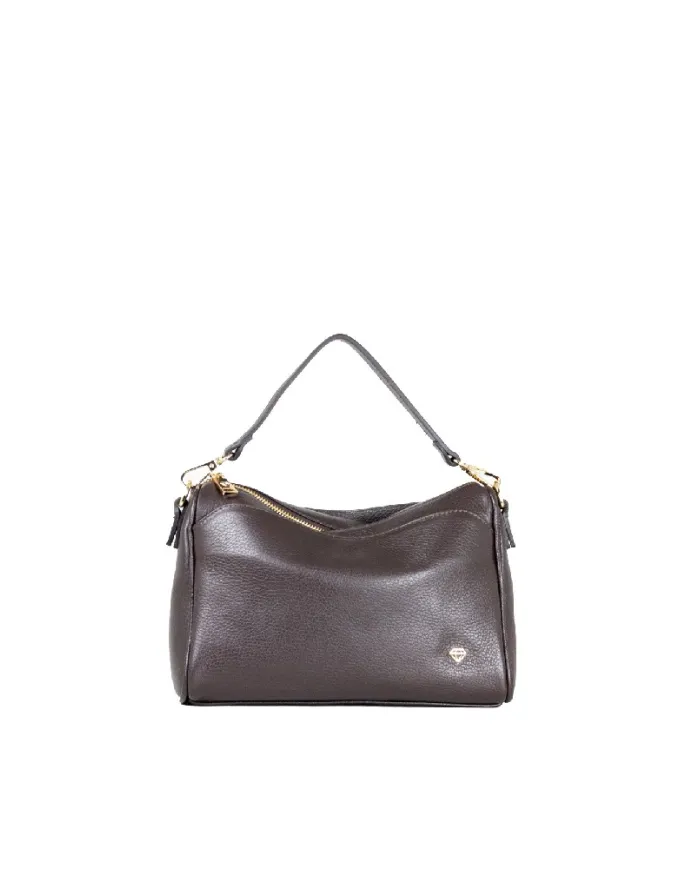 Caleidos Borsa piccola in pelle Testa moro