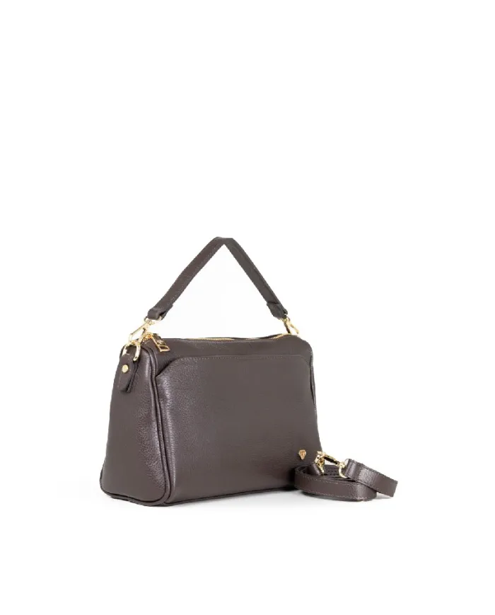 Caleidos Borsa piccola in pelle Testa moro