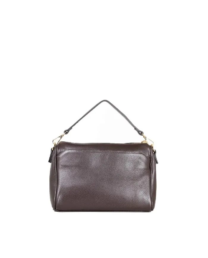 Caleidos Borsa piccola in pelle Testa moro