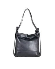 Caleidos Borsa zaino in pelle Nero