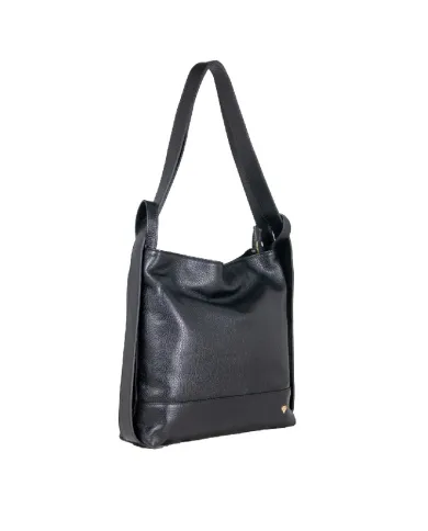 Caleidos Borsa zaino in pelle Nero