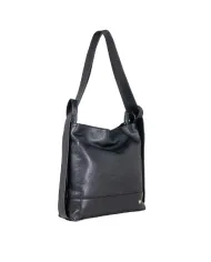 Caleidos Borsa zaino in pelle Nero