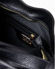 Caleidos Borsa zaino in pelle Nero