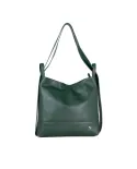 Caleidos Borsa zaino in pelle Verde
