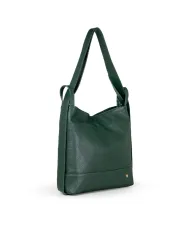 Caleidos Borsa zaino in pelle Verde