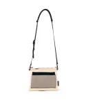 FRI-YAY Pochette in tessuto Erminia pocket Beige/Nero