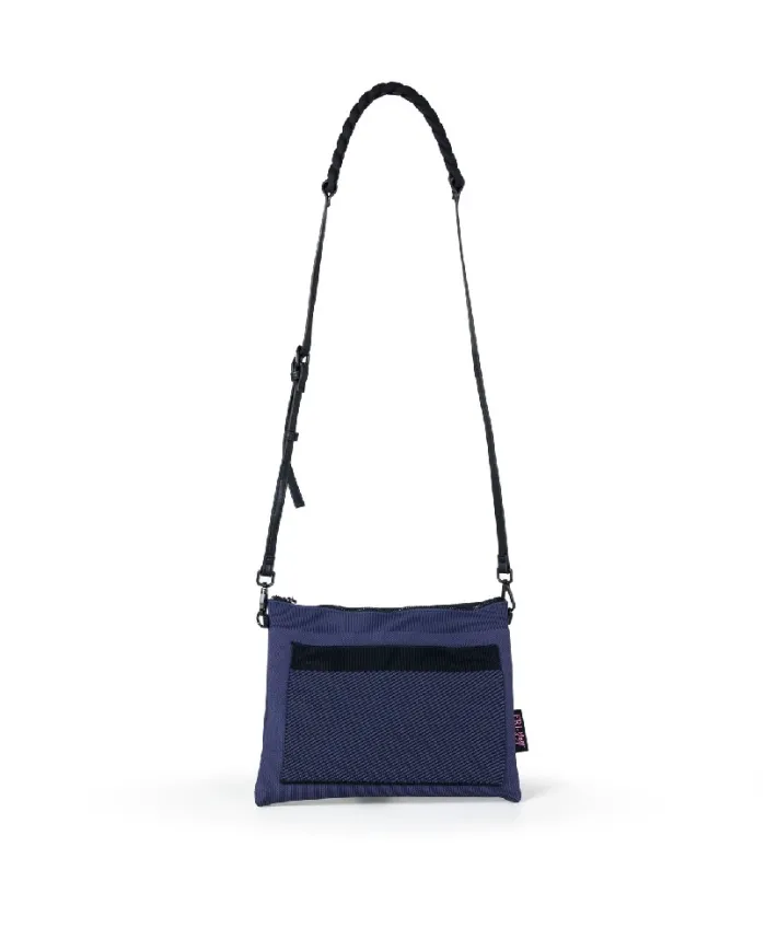 FRI-YAY Pochette in tessuto Erminia pocket Blu/Nero