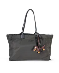 FRI-YAY Borsa grande tessuto Alessia Testa moro