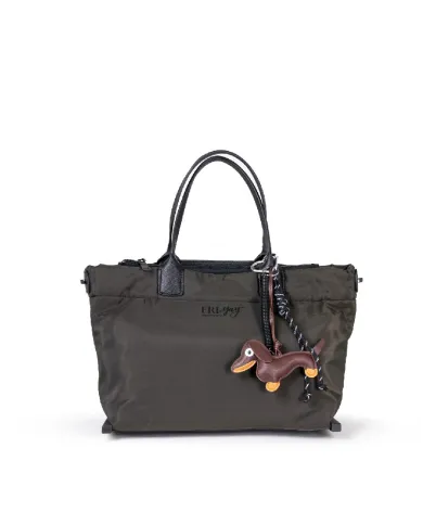 FRI-YAY Borsa mano tessuto Marta Testa moro